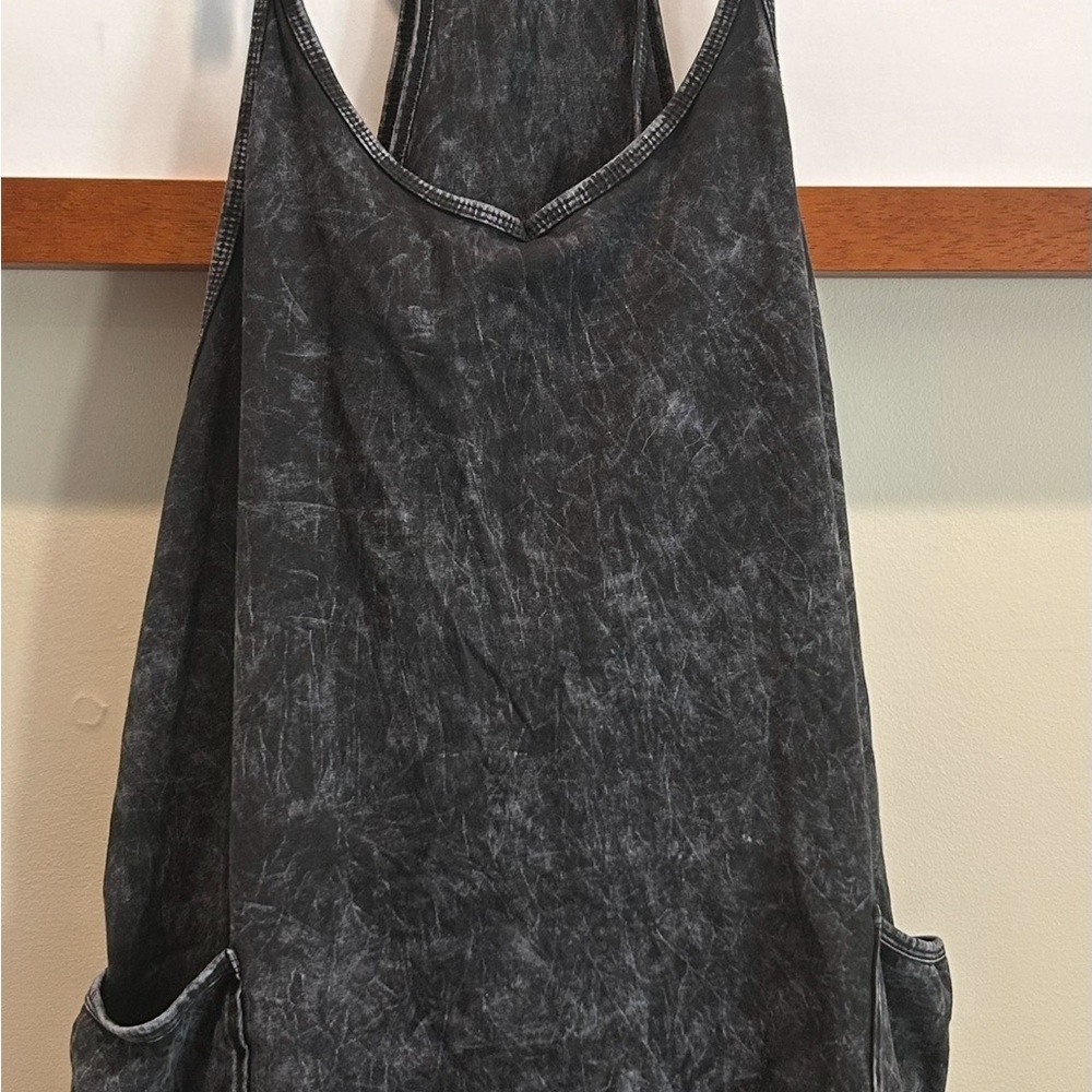 FP Movement by Free People Washed Black Mini Dress